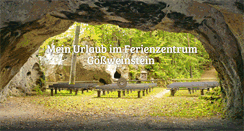 Desktop Screenshot of ferienzentrum-goessweinstein.de